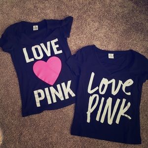 Pink VS tops